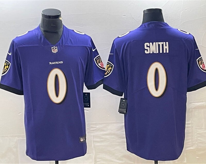 Purple Baltimore Ravens #0 Roquan Smith Vapor Untouchable Limited Football Jersey - BRJ78
