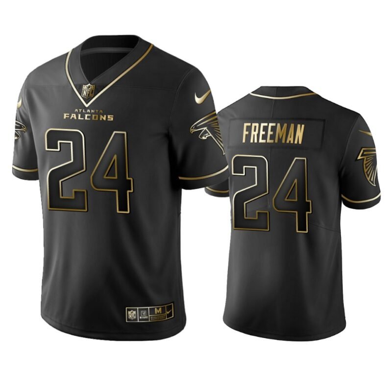 Falcons #24 Devonta Freeman Stitched NFL Vapor Untouchable Limited Black Golden Jersey - AFJ73