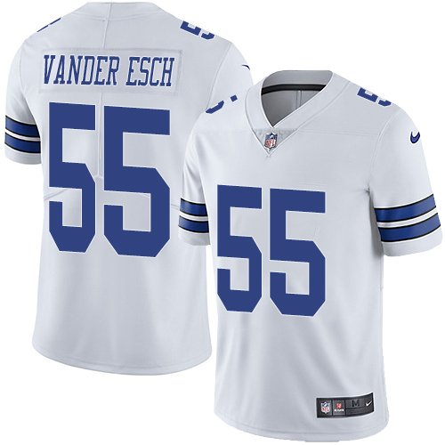 Nike Cowboys #55 Leighton Vander Esch White Stitched NFL Vapor Untouchable Limited Jersey - DLC101