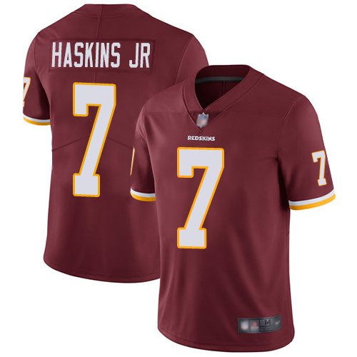 Nike Redskins #7 Dwayne Haskins Jr Burgundy Red Team Color Stitched NFL Vapor Untouchable Limited Jersey - WAC199