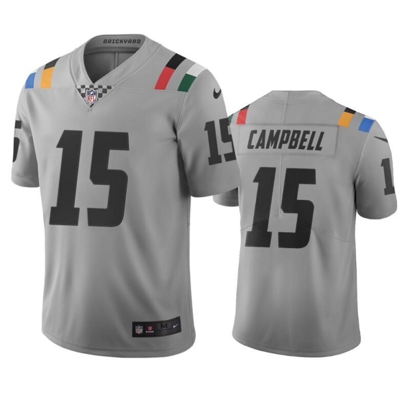 Indianapolis Colts #15 Parris Campbell Gray Vapor Limited City Edition NFL Jersey - IDC159