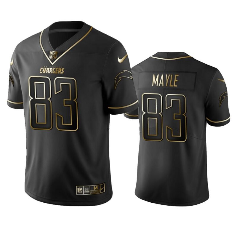 Chargers #83 Vince Mayle Stitched NFL Vapor Untouchable Limited Black Golden Jersey - LCJ226