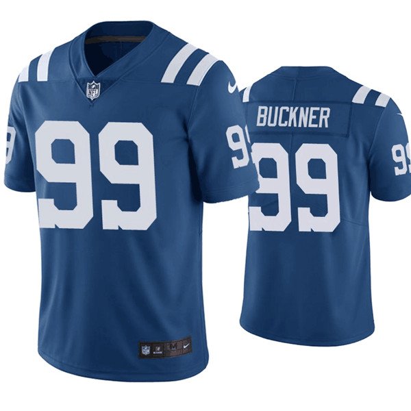 Indianapolis Colts #99 DeForest Buckner Blue Vapor Untouchable Limited Stitched NFL Jersey - IDC104