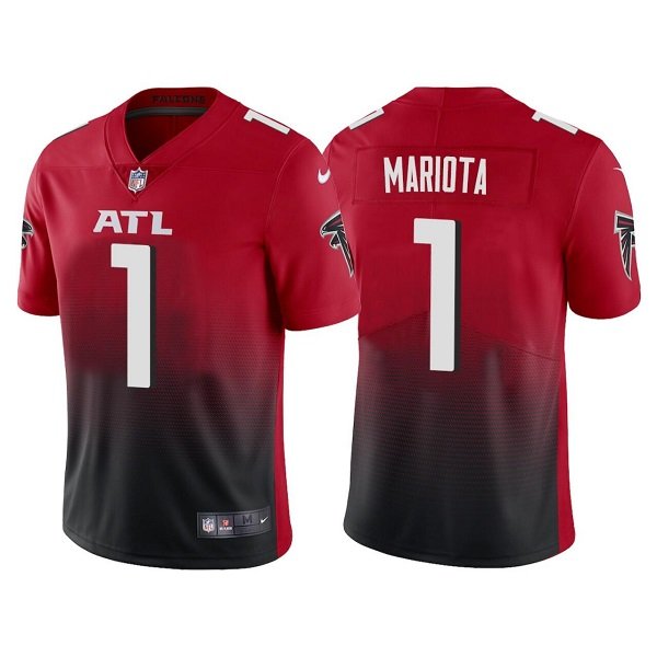 Red/Black Atlanta Falcons #1 Marcus Mariota Vapor Untouchable Limited Stitched Jersey - AFJ59