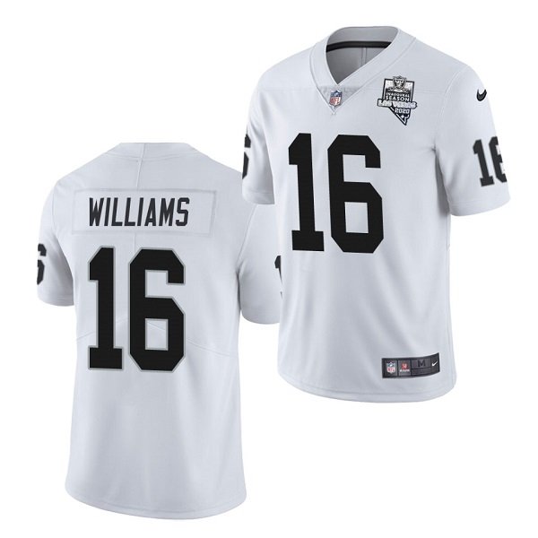 Las Vegas Raiders White #16 Tyrell Williams 2020 Inaugural Season Vapor Limited Stitched Jersey - LVR69