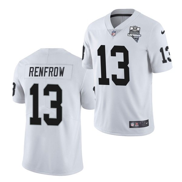 Las Vegas Raiders White #13 Hunter Renfrow 2020 Inaugural Season Vapor Limited Stitched Jersey - LVR196