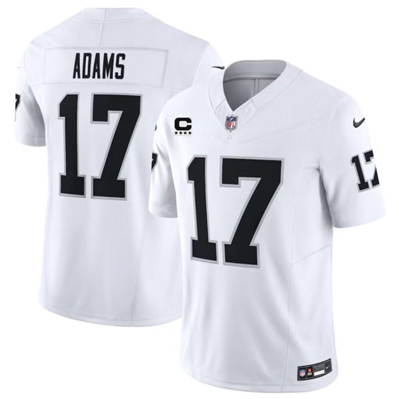 White Las Vegas Raiders #17 Davante Adams 2023 F.U.S.E With C Patch Vapor Untouchable Stitched Football Jersey - LVR251