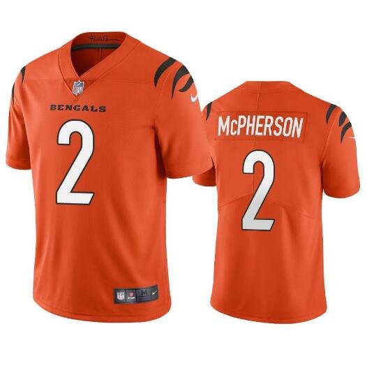 Orange Cincinnati Bengals #2 Evan McPherson Vapor Untouchable Limited Stitched Jersey - CCB249