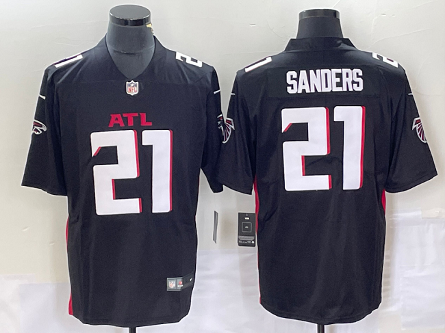 Black Atlanta Falcons #21 Deion Sanders Vapor Untouchable Limited Stitched Jersey - AFJ154