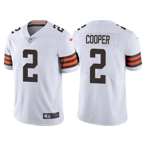 White Cleveland Browns #2 Amari Cooper Vapor Untouchable Limited Stitched Jersey - CLB115