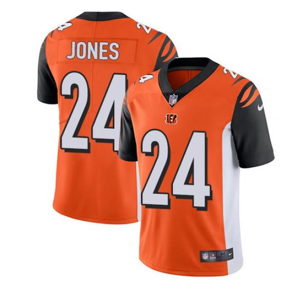 Orange Cincinnati Bengals #24 Adam Jones Vapor Untouchable Limited Stitched Jersey - CCB215