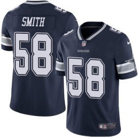 Navy Dallas Cowboys #58 Mazi Smith Vapor Untouchable Stitched Football Jersey - DLC293