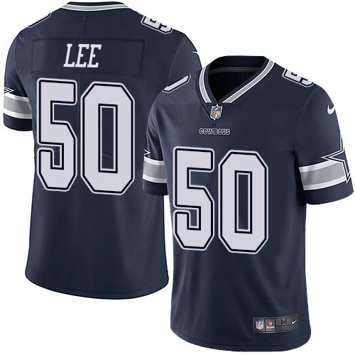 Nike Cowboys #50 Sean Lee Navy Blue Team Color Stitched NFL Vapor Untouchable Limited Jersey - DLC99