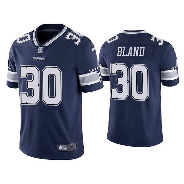 Navy Dallas Cowboys #30 DaRon Bland Vapor Limited Stitched Jersey - DLC171