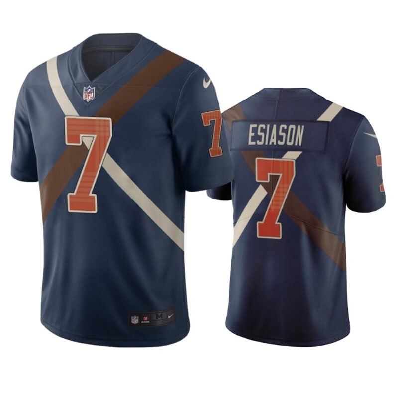 Cincinnati Bengals #7 Boomer Esiason Navy Vapor Limited City Edition NFL Jersey - CCB128