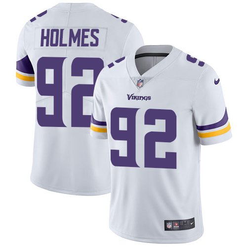 Nike Vikings #92 Jalyn Holmes White Stitched NFL Vapor Untouchable Limited Jersey - MVJ108