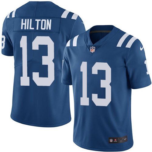Nike Colts #13 T.Y. Hilton Royal Blue Team Color Stitched NFL Vapor Untouchable Limited Jersey - IDC237