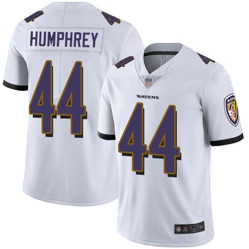 Nike Ravens #44 Marlon Humphrey White Stitched NFL Vapor Untouchable Limited Jersey - BRJ284
