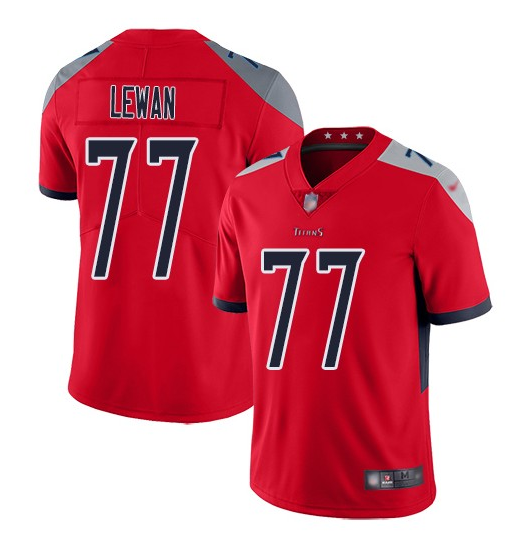 Red Tennessee Titans #77 Taylor Lewan Vapor Untouchable Limited Stitched Football Jersey - TNT08
