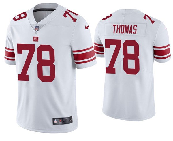 New York Giants #78 Andrew Thomas 2020 White Vapor Untouchable Limited Stitched Jersey - NYG115