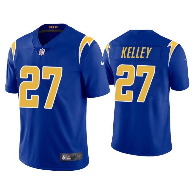 Royal Los Angeles Chargers #27 Joshua Kelley 2020 Vapor Untouchable Limited Stitched Jersey - LCJ174