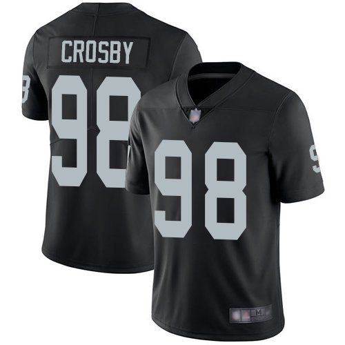 Oakland Raiders #98 Maxx Crosby Black Vapor Untouchable Limited Stitched NFL Jersey - LVR99