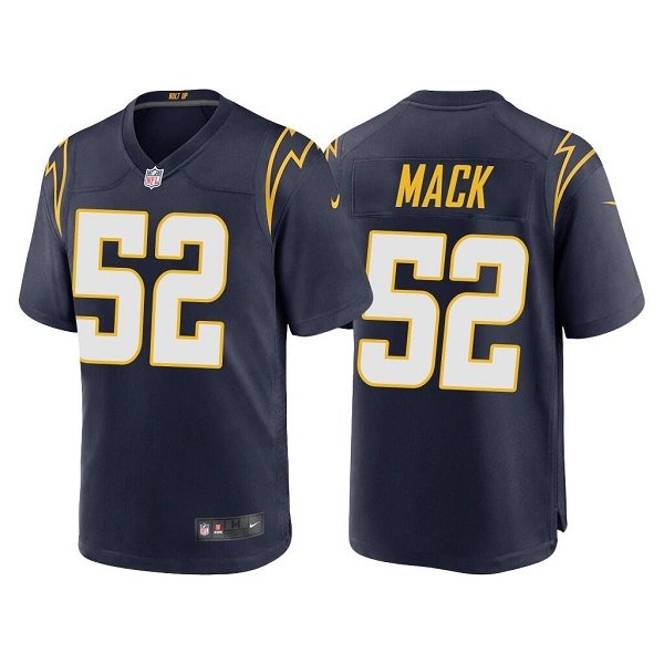 Navy Los Angeles Chargers #52 Khalil Mack Vapor Untouchable Limited Stitched Jersey - LCJ172