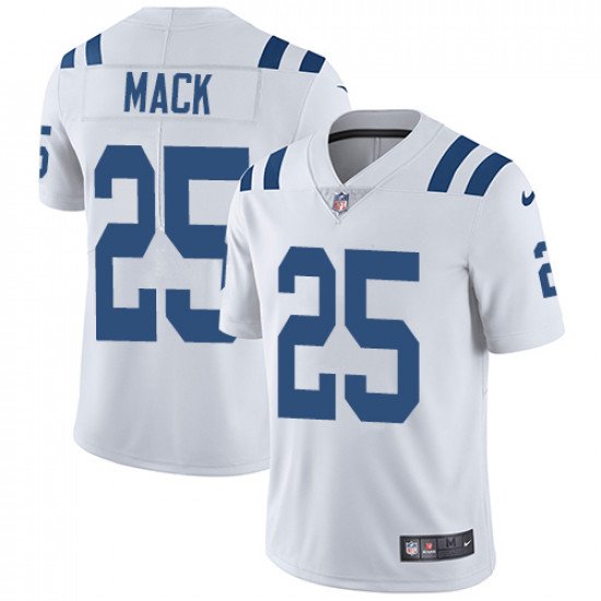 Indianapolis Colts #25 Marlon Mack Royal White Vapor Untouchable Limited Stitched NFL Jersey - IDC44
