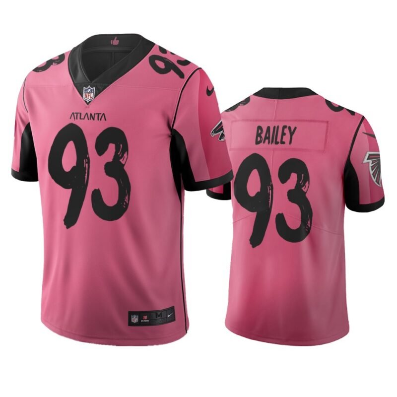 Atlanta Falcons #93 Allen Bailey Pink Vapor Limited City Edition NFL Jersey - AFJ98