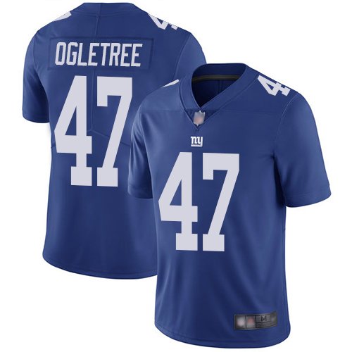 Nike Giants #47 Alec Ogletree Royal Blue Team Color Stitched NFL Vapor Untouchable Limited Jersey - NYG188