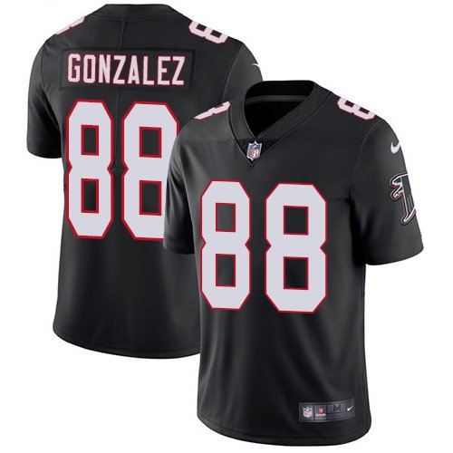 Nike Falcons #88 Tony Gonzalez Black Alternate Stitched NFL Vapor Untouchable Limited Jersey - AFJ118