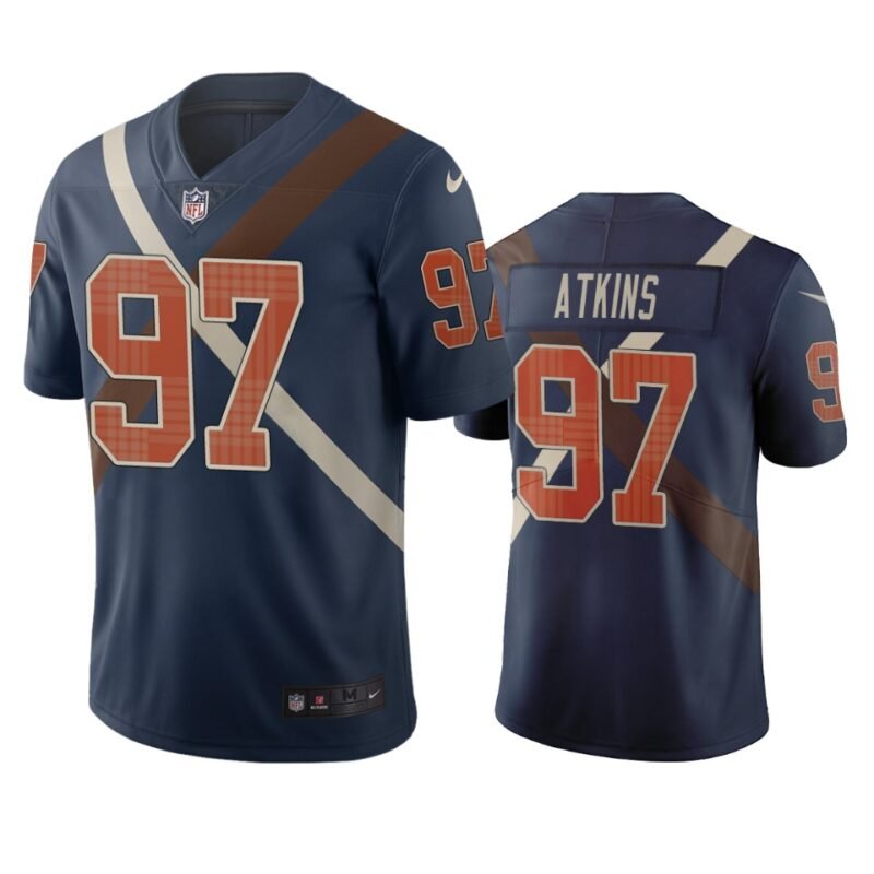 Cincinnati Bengals #97 Geno Atkins Navy Vapor Limited City Edition NFL Jersey - CCB135
