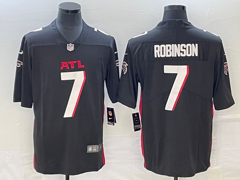 Black Atlanta Falcons #7 Bijan Robinson  2023 Draft Vapor Untouchable Limited Stitched Football Jersey - AFJ125