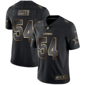 Nike Cowboys #54 Jaylon Smith Black/Gold Stitched NFL Vapor Untouchable Limited Jersey - DLC150