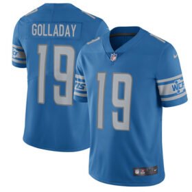 Nike Lions #19 Kenny Golladay Blue Team Color Stitched NFL Vapor Untouchable Limited Jersey - DTL20