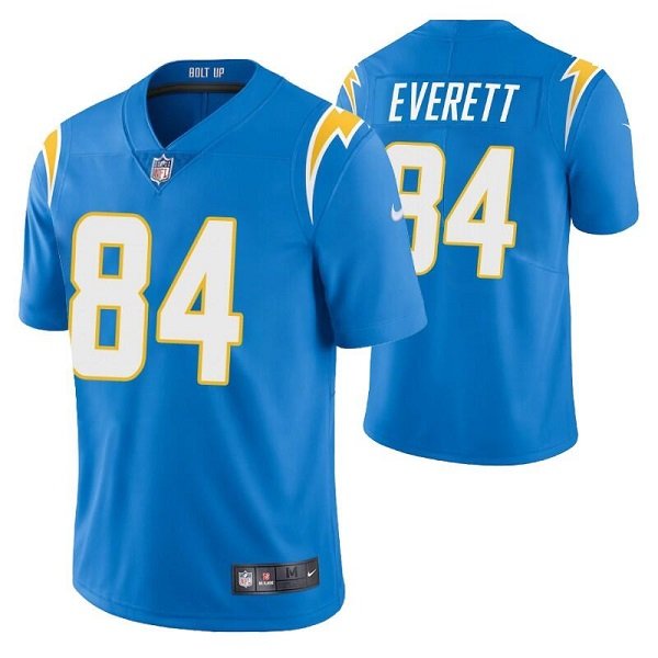 Blue Los Angeles Chargers #84 Gerald Everett Vapor Untouchable Limited Stitched Jersey - LCJ281