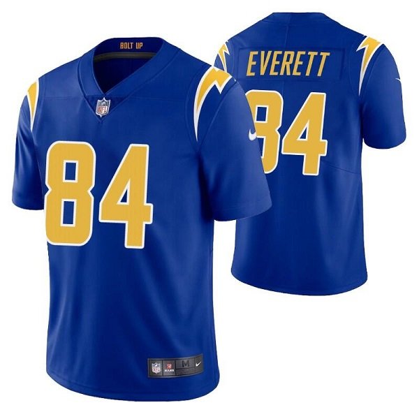 Royal Los Angeles Chargers #84 Gerald Everett Vapor Untouchable Limited Stitched Jersey - LCJ05