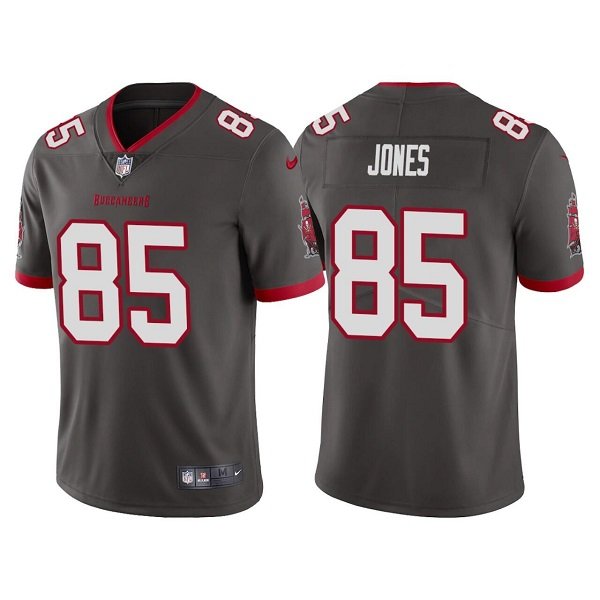 Grey Tampa Bay Buccaneers #85 Julio Jones Vapor Untouchable Limited Stitched Jersey - TBB45