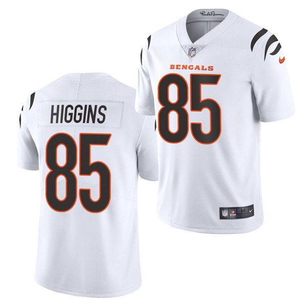 White Cincinnati Bengals #85 Tee Higgins 2021 Vapor Untouchable Limited Stitched Jersey - CCB245