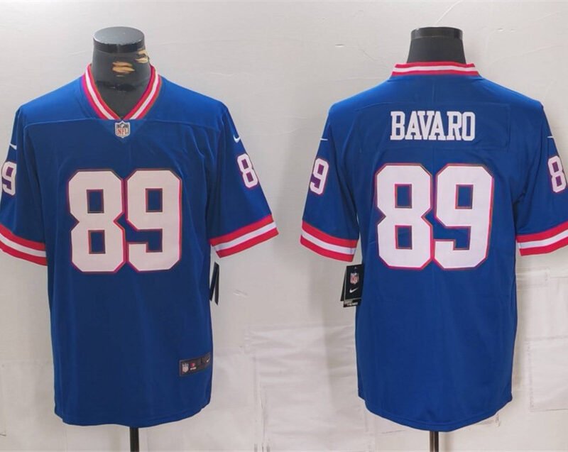 Royal New York Giants #89 Mark Bavaro Vapor Untouchable Classic Retired Player Stitched Jersey - NYG279
