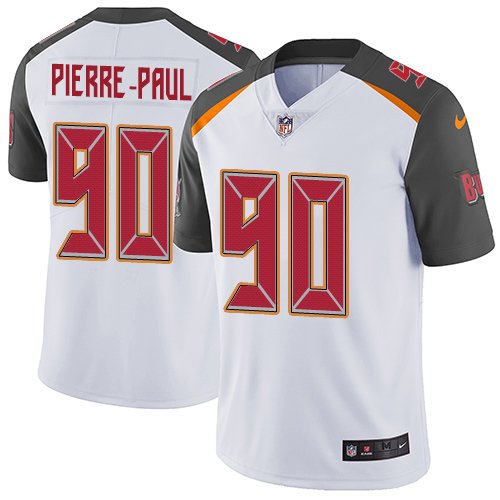 Nike Buccaneers #90 Jason Pierre-Paul White Stitched NFL Vapor Untouchable Limited Jersey - TBB74