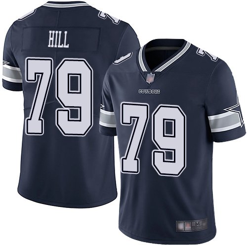 Nike Cowboys #79 Trysten Hill Navy Blue Team Color Stitched NFL Vapor Untouchable Limited Jersey - DLC475