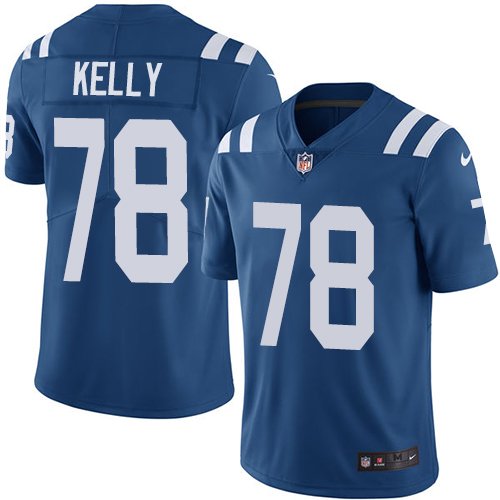 Nike Colts #78 Ryan Kelly Royal Blue Team Color Stitched NFL Vapor Untouchable Limited Jersey - IDC85