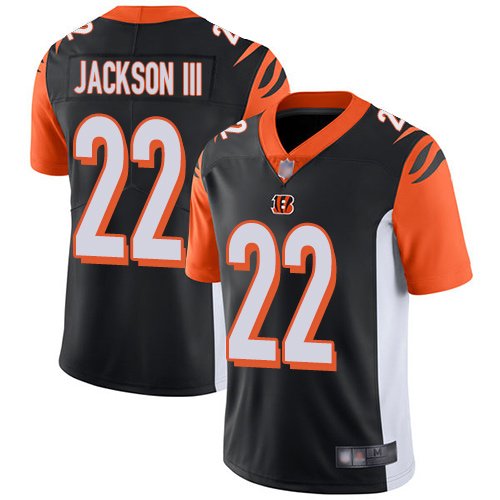Nike Bengals #22 William Jackson III Black Team Color Stitched NFL Vapor Untouchable Limited Jersey - CCB289