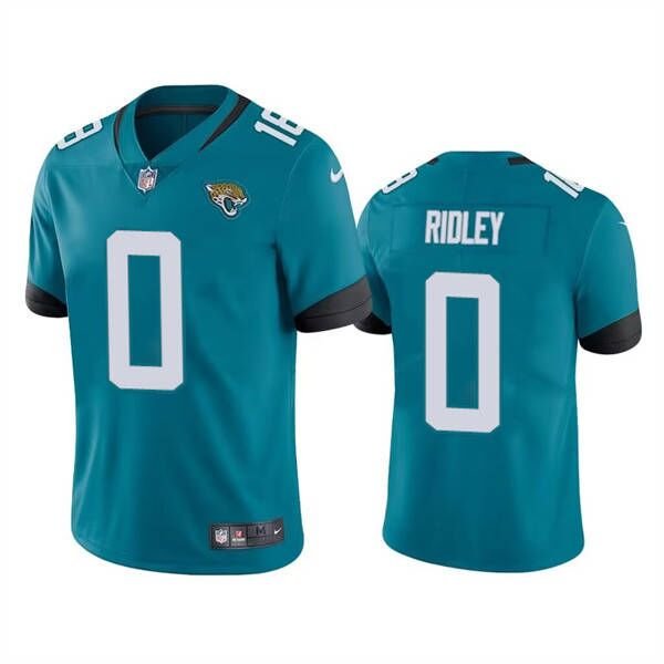 Teal Jacksonville Jaguars #0 Calvin Ridley Vapor Untouchable Limited Stitched Jersey - JVG35