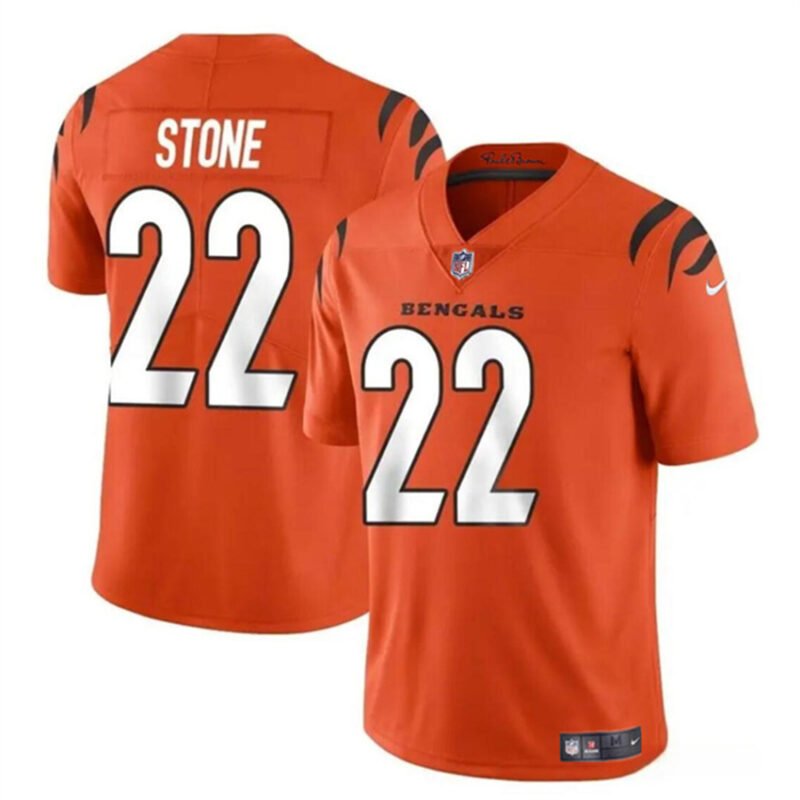 Orange Cincinnati Bengals #22 Geno Stone Vapor Untouchable Limited Stitched Jersey - CCB258