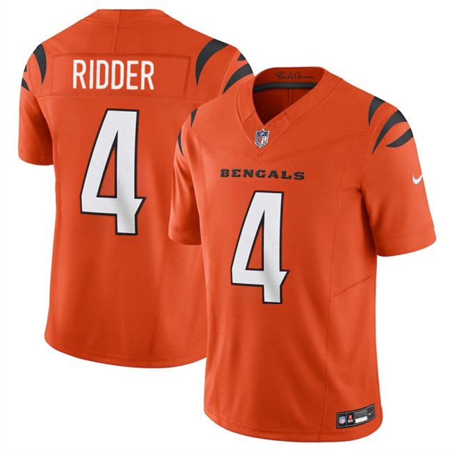 Orange Cincinnati Bengals #4 Desmond Ridder 2025 F.U.S.E. Vapor Untouchable Limited Stitched Football Jersey - CCB299
