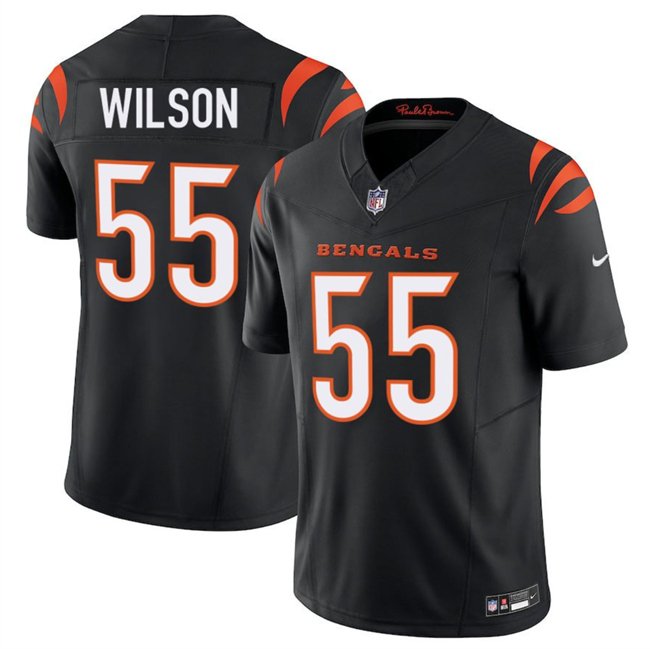 Black Cincinnati Bengals #55 Logan Wilson 2025 F.U.S.E. Vapor Untouchable Limited Stitched Football Jersey - CCB126