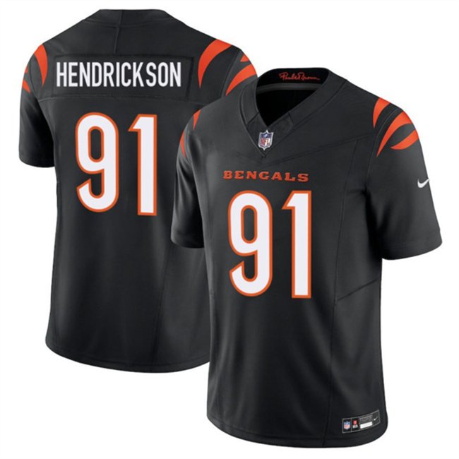Black Cincinnati Bengals #91 Trey Hendrickson 2025 F.U.S.E. Vapor Untouchable Limited Stitched Football Jersey - CCB274