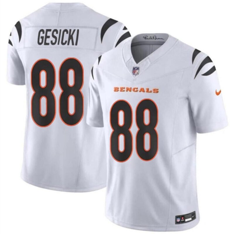 White Cincinnati Bengals #88 Mike Gesicki 2024 F.U.S.E. Vapor Untouchable Limited Stitched Jersey - CCB159